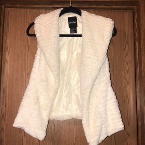 Faux fur vest